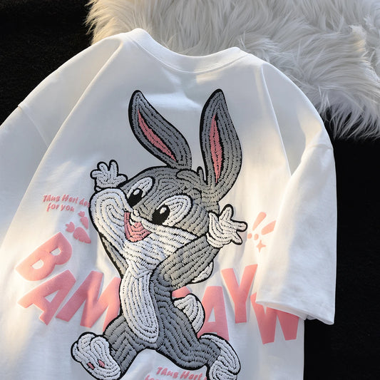 Bunny Rabbit Top Oversize T-shirt